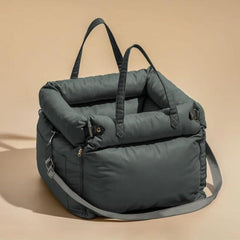 Deluxe Faux Leather Dog Car Seat - Pawtique