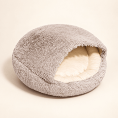Pawtique PitaNest™ Semi-Enclosed Plush Pet Bed - Pawtique