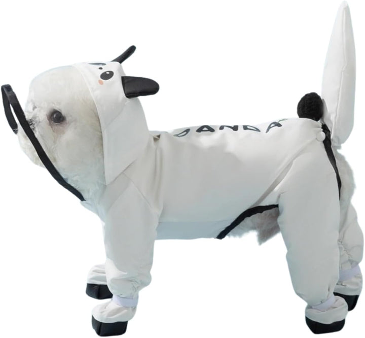 Small Dog Raincoat & Rain Shoes Set,Full - Coverage - Pawtique