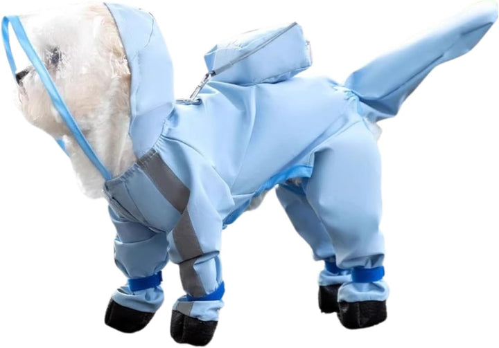 Small Dog Raincoat & Rain Shoes Set,Full - Coverage - Pawtique