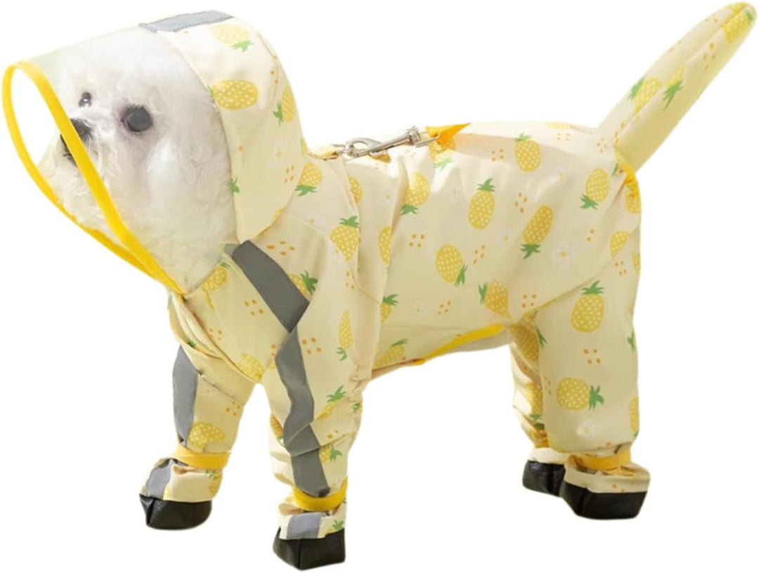 Small Dog Raincoat & Rain Shoes Set,Full - Coverage - Pawtique