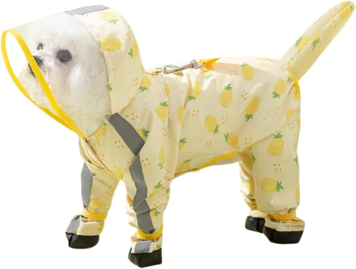 Small Dog Raincoat & Rain Shoes Set,Full - Coverage - Pawtique