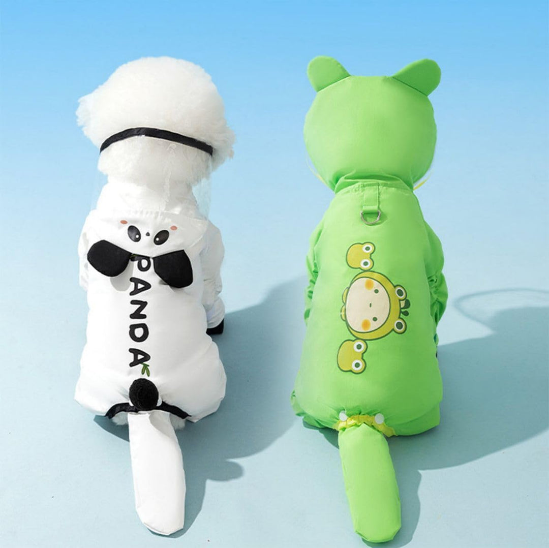 Small Dog Raincoat & Rain Shoes Set,Full - Coverage - Pawtique