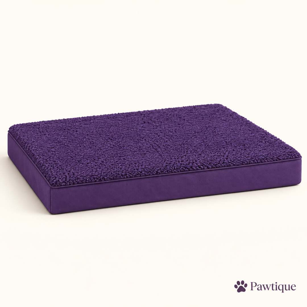 Pawtique CloudRest orthopedic dog bed in Purple