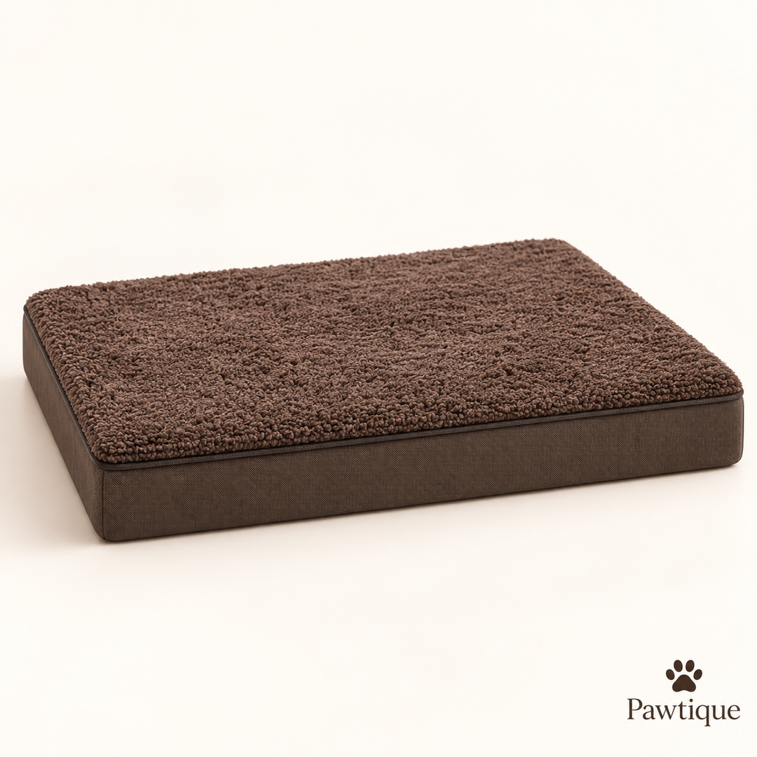 Pawtique CloudRest orthopedic dog bed in Brown