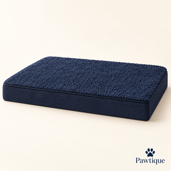 Pawtique CloudRest orthopedic dog bed in Navy