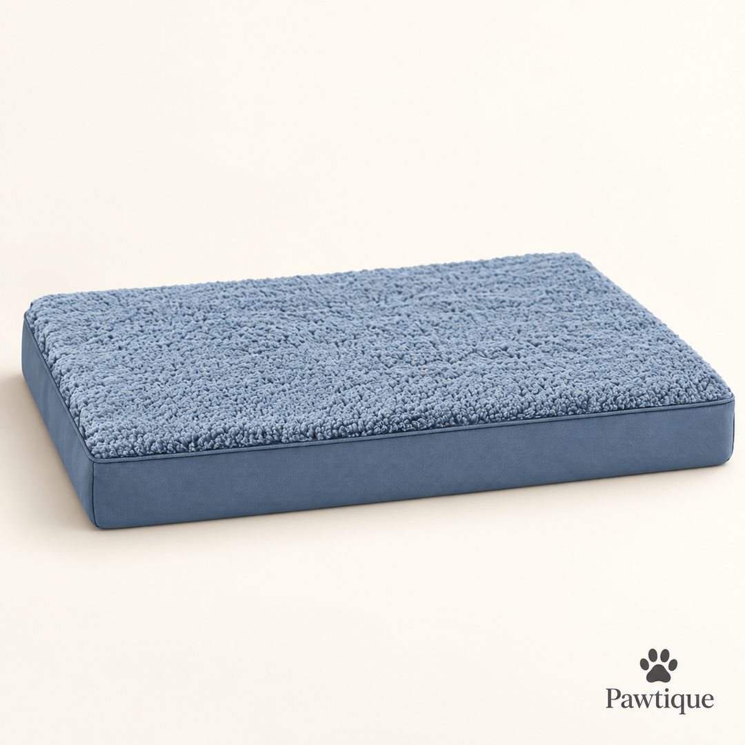 Pawtique CloudRest orthopedic dog bed in Spa Blue