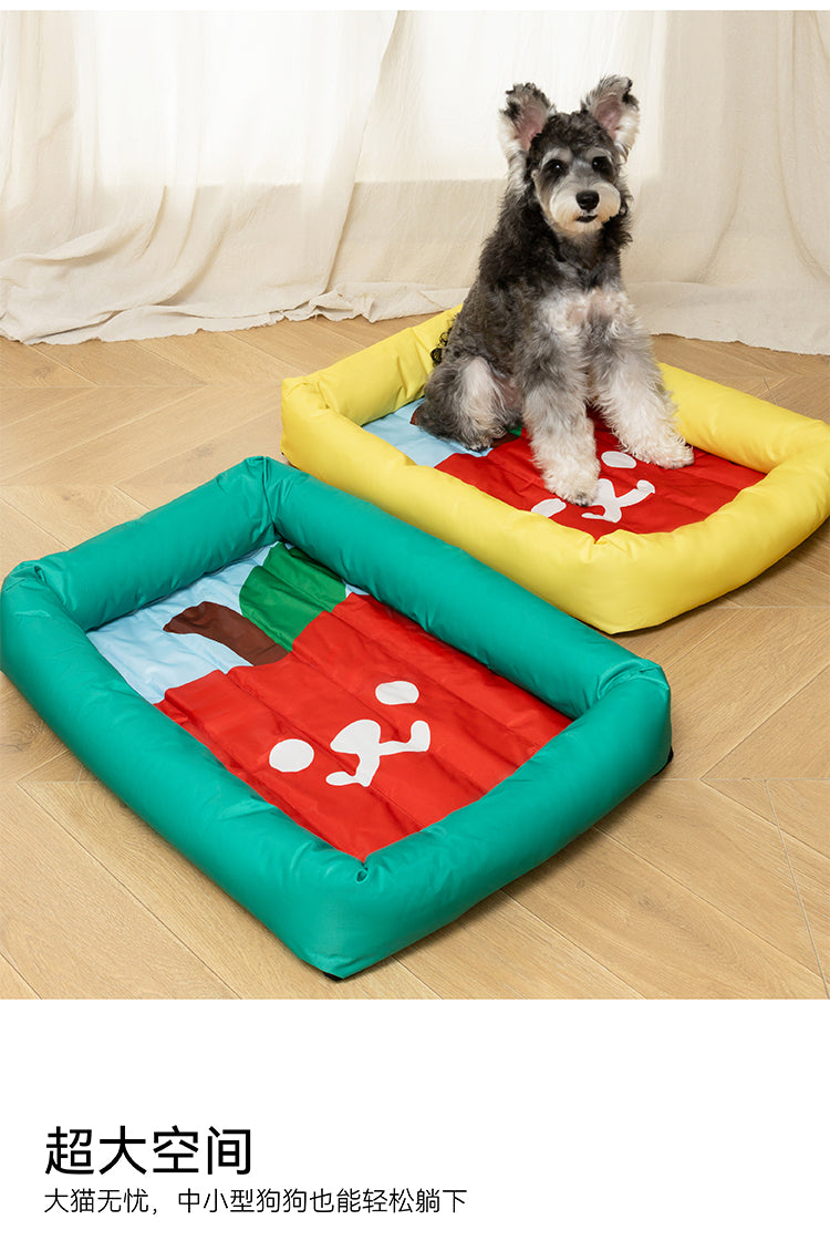 Cooling Gel Pad bed- Instant Cooling Effect/Chew-Resistant