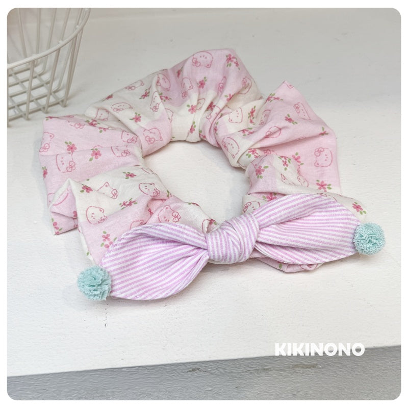 Pink Plaid Bandana bib