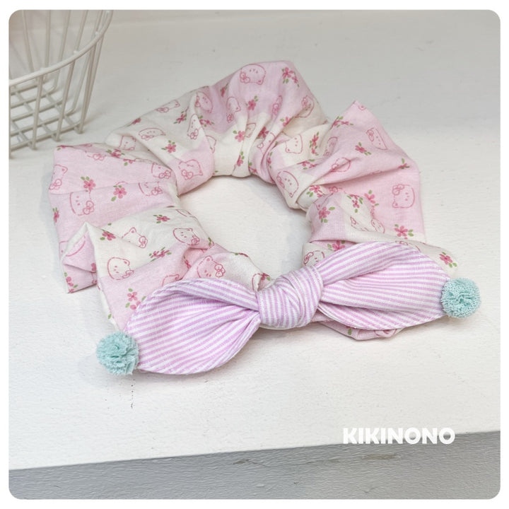 Pink Plaid Bandana bib