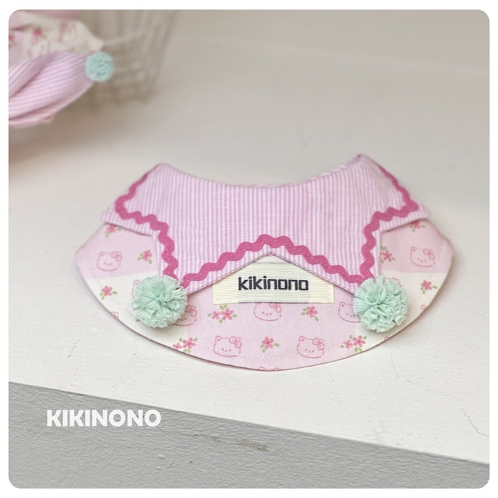 Pink Plaid Bandana bib