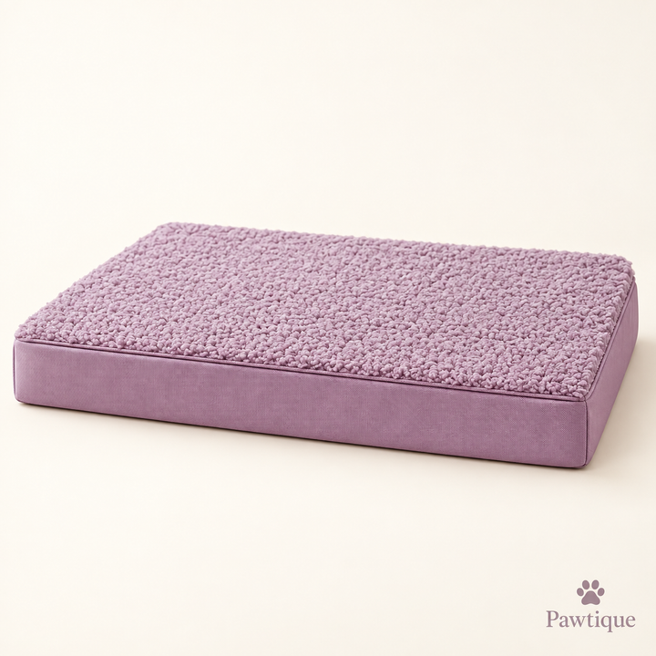 Pawtique CloudRest orthopedic dog bed in Fog Purple