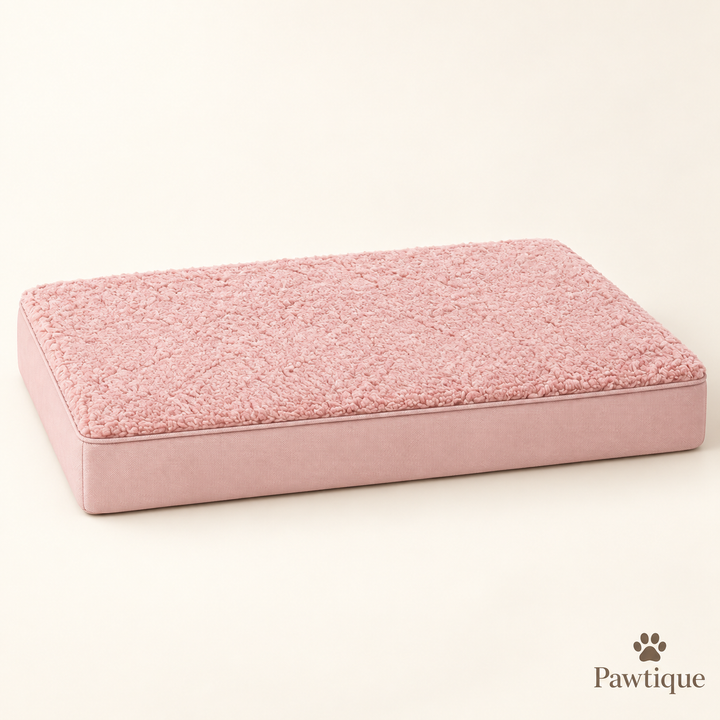 Pawtique CloudRest orthopedic dog bed in Pink