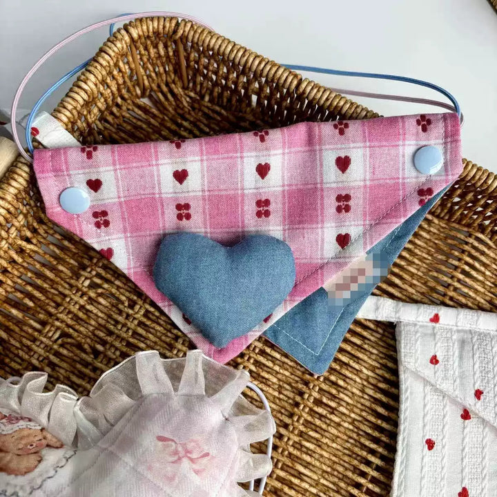 Adjustable Reversible Dog Bandana Bib