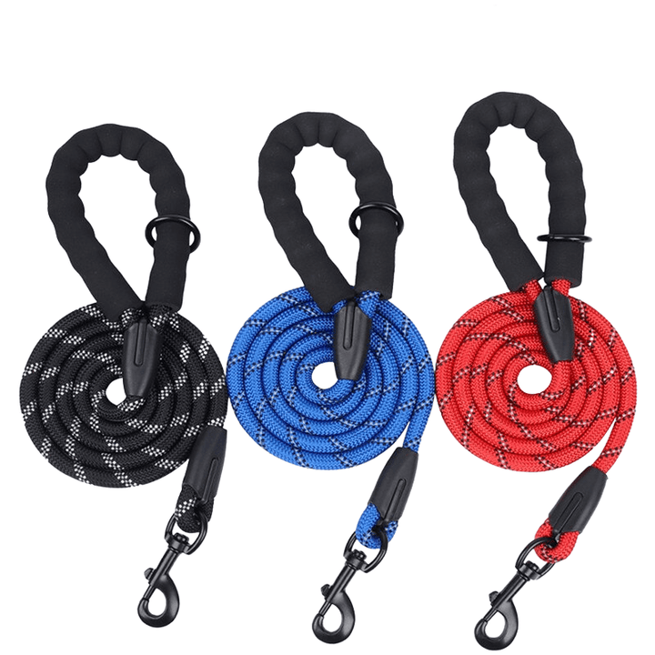 1.5M Large Dog Leash With Waste Poop Bag - Pawtique