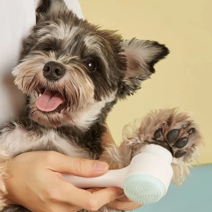 1pc Paw Massage Brush Soft Silicone - Pawtique