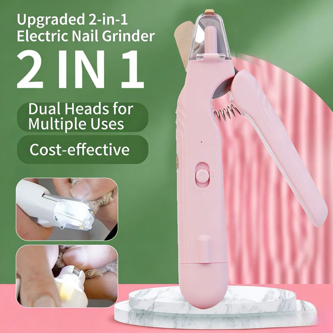 2 - in - 1 LED Pet Nail Trimmer - Pawtique