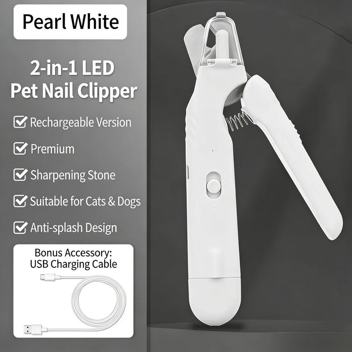 2 - in - 1 LED Pet Nail Trimmer - Pawtique