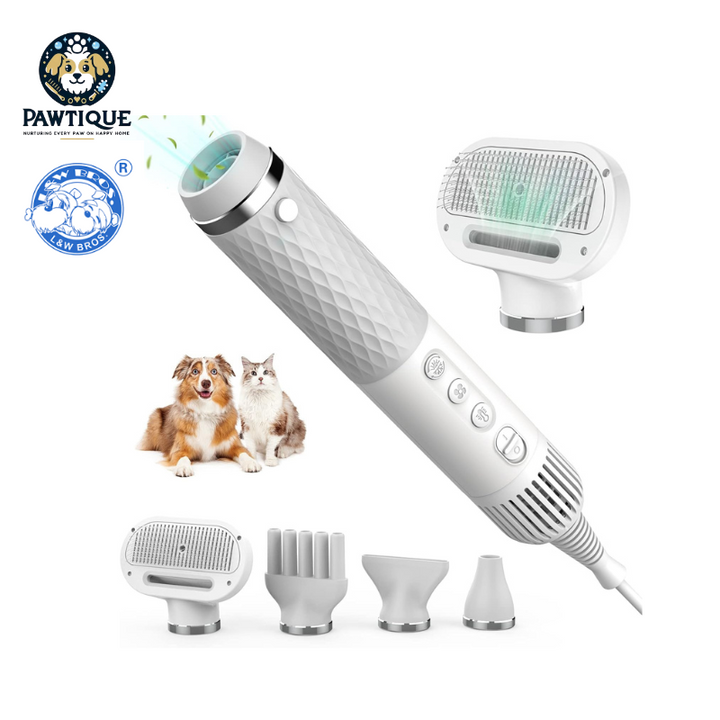 [Best Seller] L&W BROS 5 in 1 Pet Hair Dryer High-powered