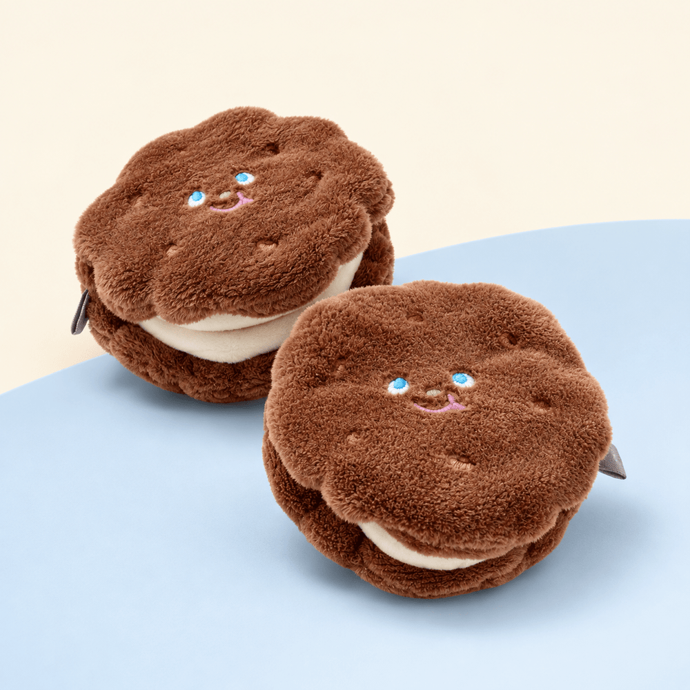 2pcs Cheese Cookie Squeaky Dog Toys - Pawtique