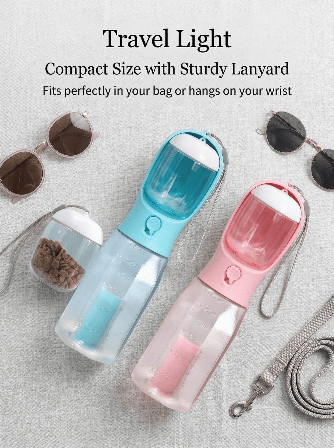 3 - in - 1 Portable Pet Water Bottle - Pawtique