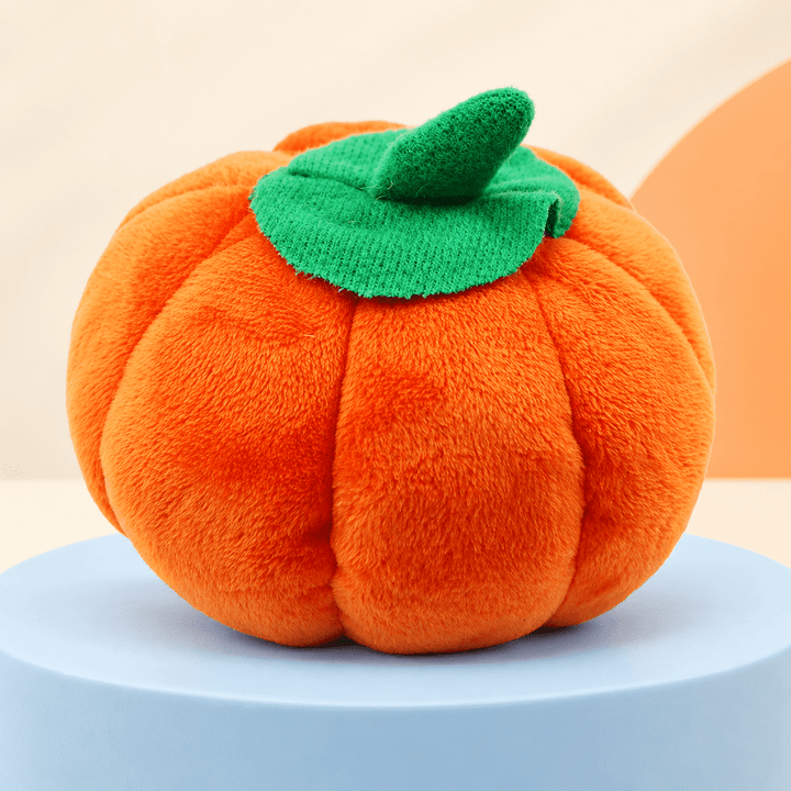 3 Pcs Pumpkin Chew Toys Plush - Pawtique