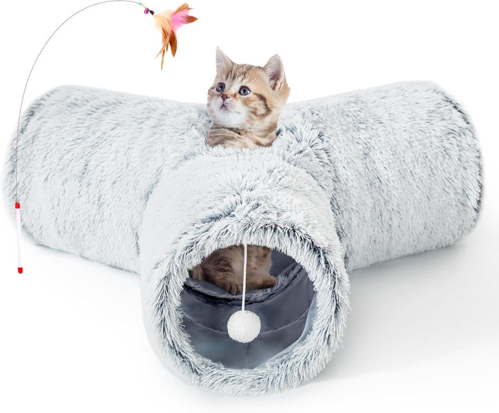 3 Way Collapsible Cat Tunnel - Pawtique