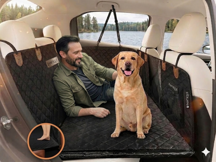 Pawtique SafeRide™ Hard Bottom Dog Car Seat Cover