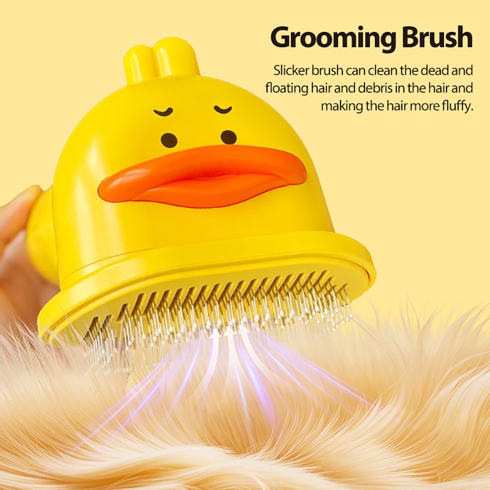 4 - in - 1 Pet Grooming &amp; Cleaning Kit - Adorable Duck Design for Hassle - Free Pet Care - Pawtique