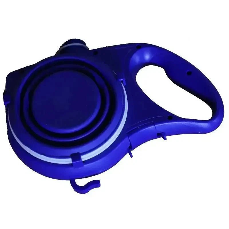 4 - in - 1 Retractable Dog Leash – with Water Bottle, Poop Bag Holder &amp; Food Bowl - Pawtique