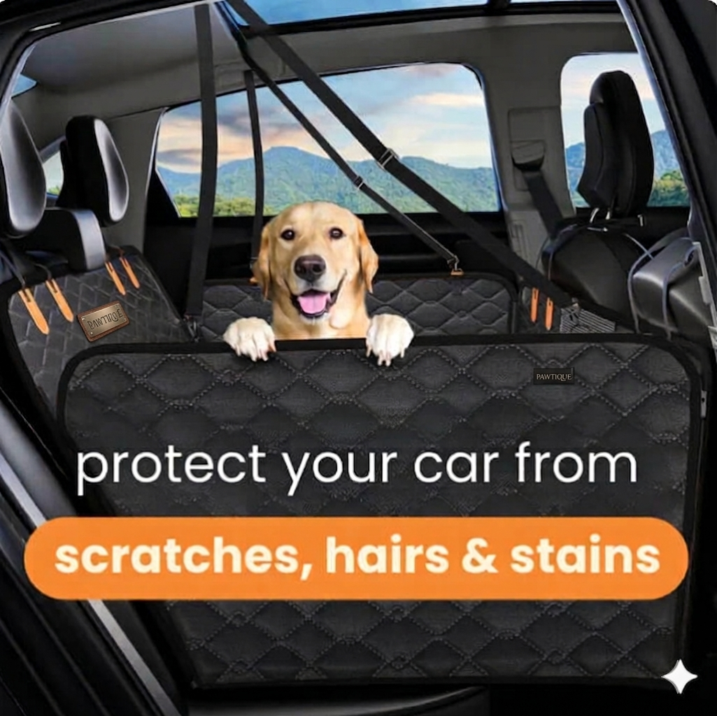 Pawtique SafeRide™ Hard Bottom Dog Car Seat Cover