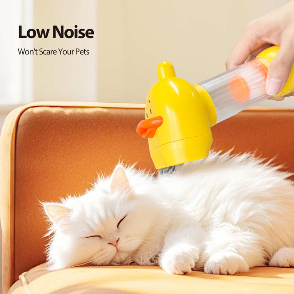 4-in-1 Pet Grooming & Cleaning Kit - Adorable Duck Design for Hassle-Free Pet Care