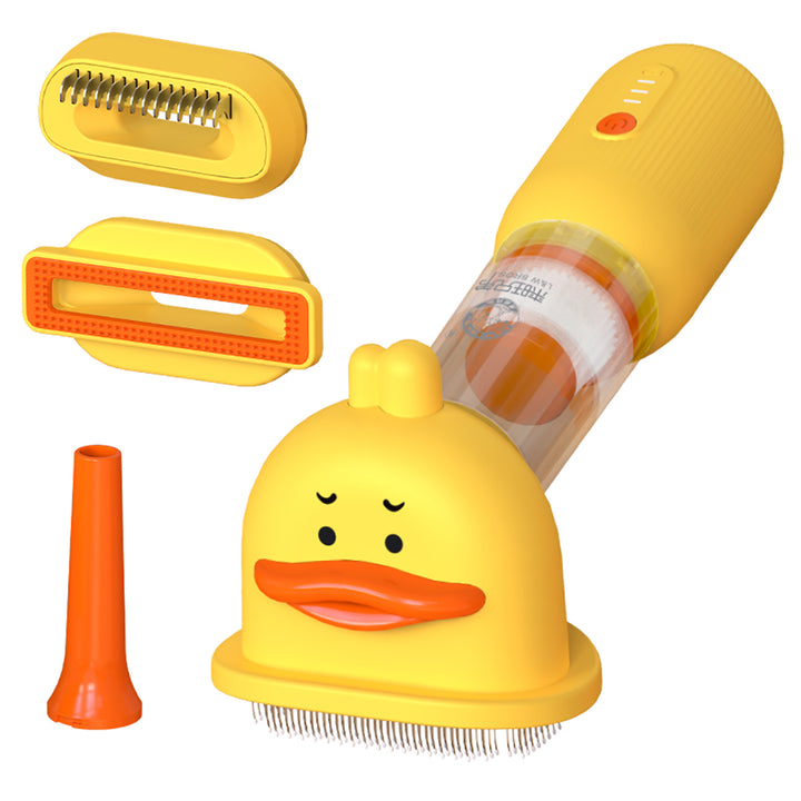 4-in-1 Pet Grooming & Cleaning Kit - Adorable Duck Design for Hassle-Free Pet Care