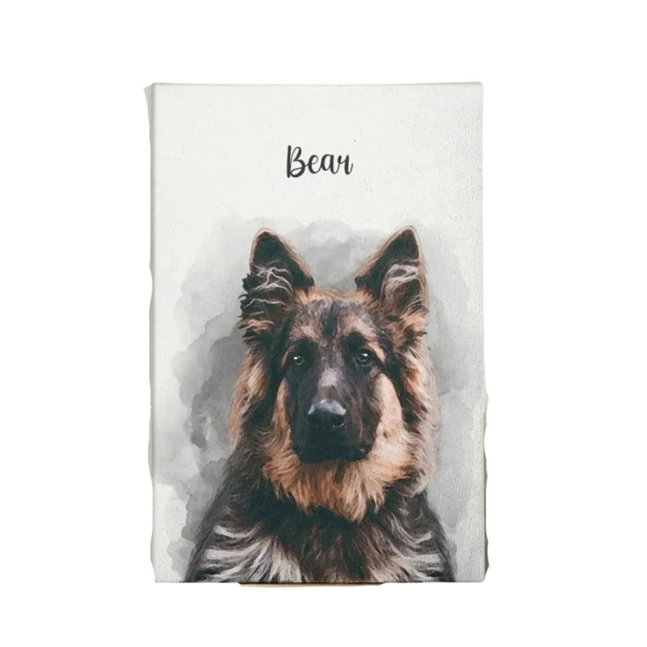 Personalized Pet Portrait Canvas - Custom Pet Art Print for Christmas & Home Décor 🎨🐾