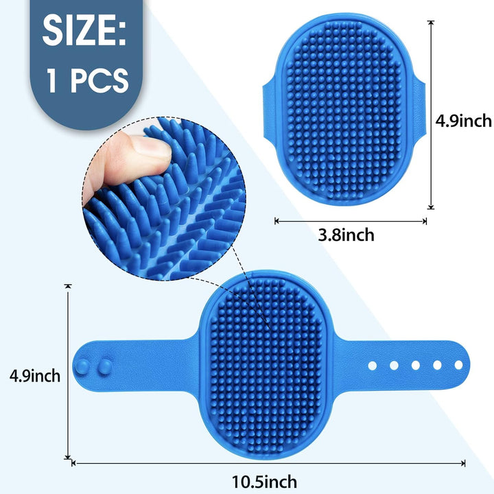 2 Pack Grooming Brush Adjustable Ring Handle for Dogs and Cats
