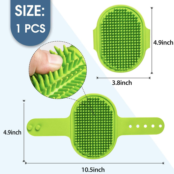 2 Pack Grooming Brush Adjustable Ring Handle for Dogs and Cats