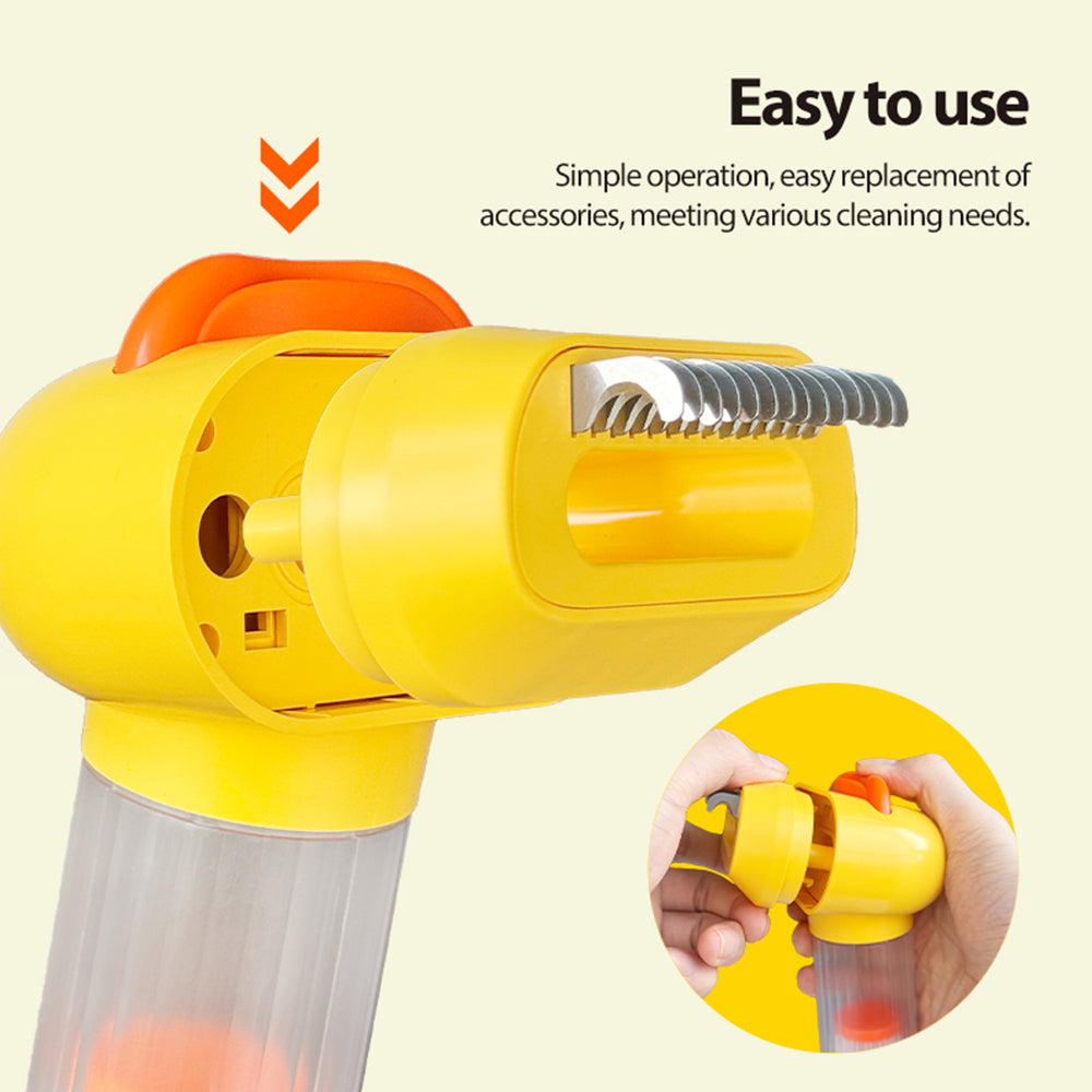 4-in-1 Pet Grooming & Cleaning Kit - Adorable Duck Design for Hassle-Free Pet Care