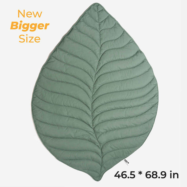 Pawtique LeafLounge™ Oversized Leaf-Shaped Pet Mat &amp; Blanket