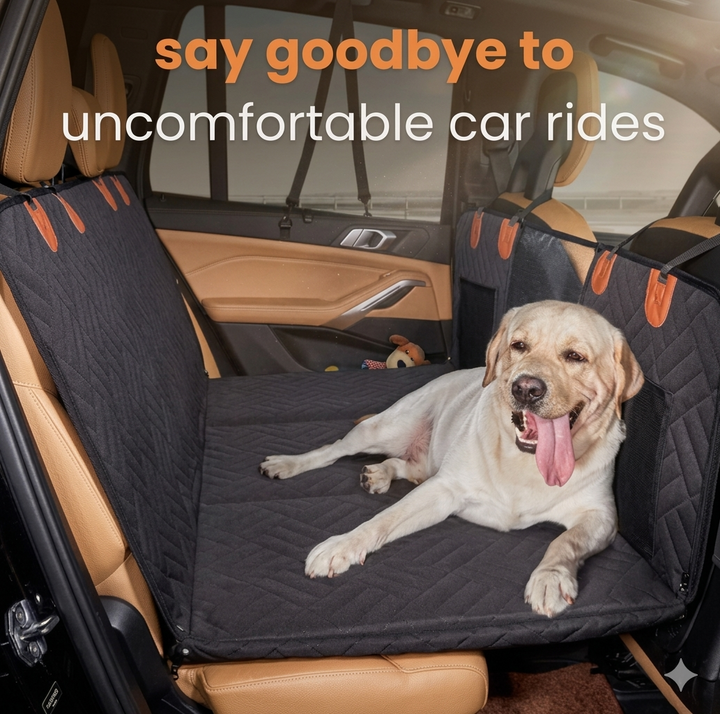 Pawtique SafeRide™ Hard Bottom Dog Car Seat Cover