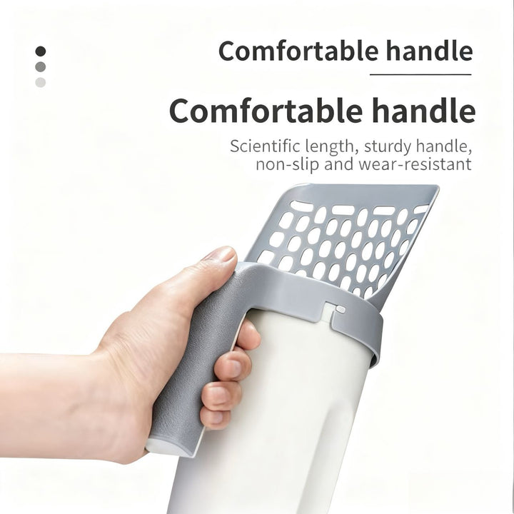 Integrated Cat Litter Scoop: Scoop, Bag &amp; Seal – All in One Step.