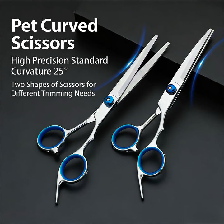 Safe Scissors Stainless Steel Grooming Set