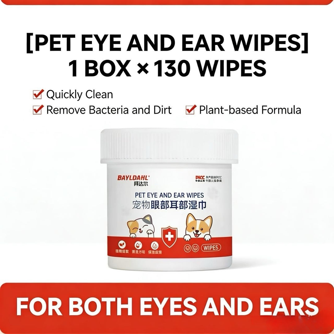 PET EYE AND EAR WIPES
