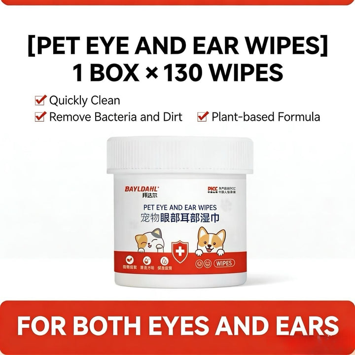 PET EYE AND EAR WIPES