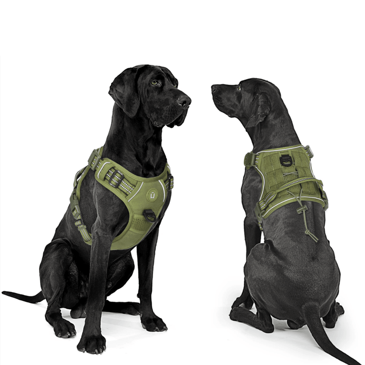 Adjustable Anti - Pull Harness with MOLLE System - Pawtique