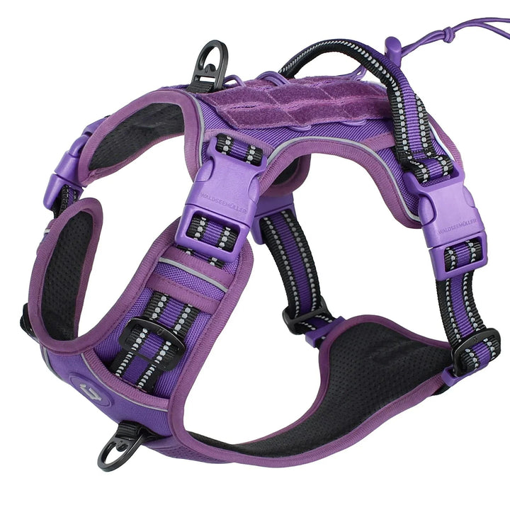 Adjustable Anti - Pull Harness with MOLLE System - Pawtique