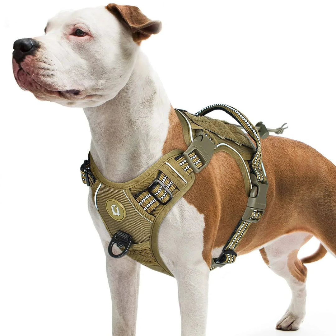 Adjustable Anti - Pull Harness with MOLLE System - Pawtique