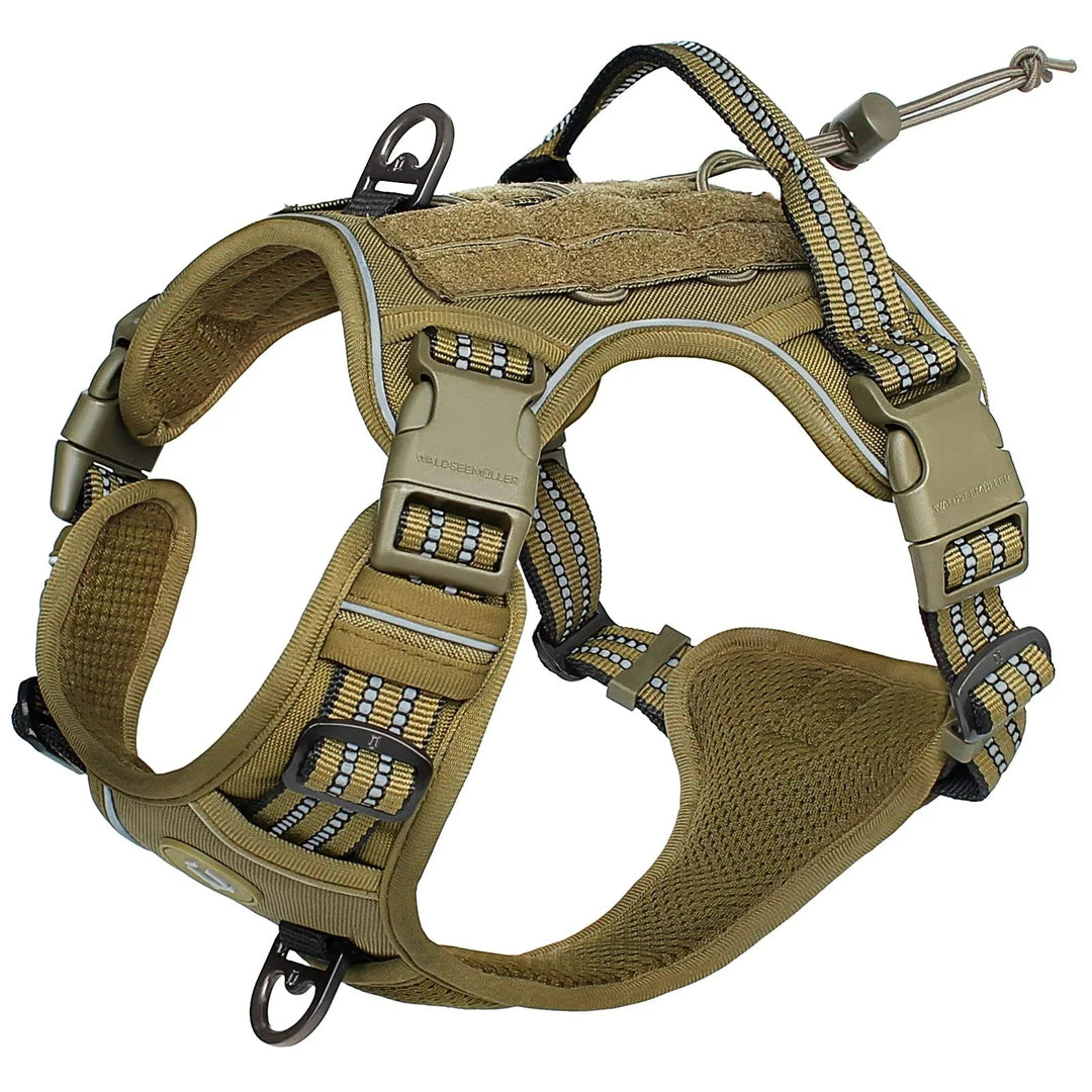 Adjustable Anti - Pull Harness with MOLLE System - Pawtique