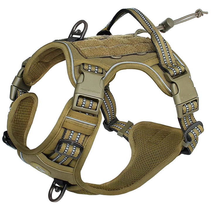 Adjustable Anti - Pull Harness with MOLLE System - Pawtique
