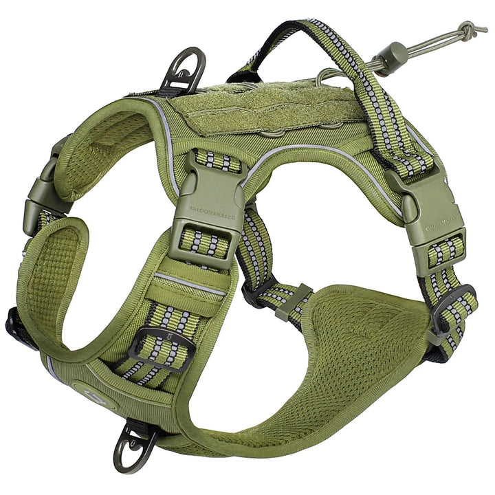 Adjustable Anti - Pull Harness with MOLLE System - Pawtique