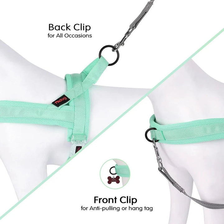 Adjustable Dog Harness - Nylon Padded Comfort - Harness for Walking Dogs - Pawtique